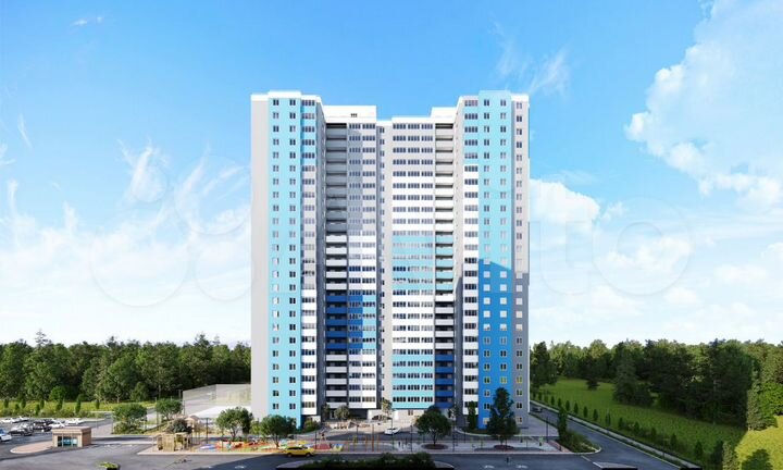 Квартира-студия, 24,1 м², 2/25 эт.