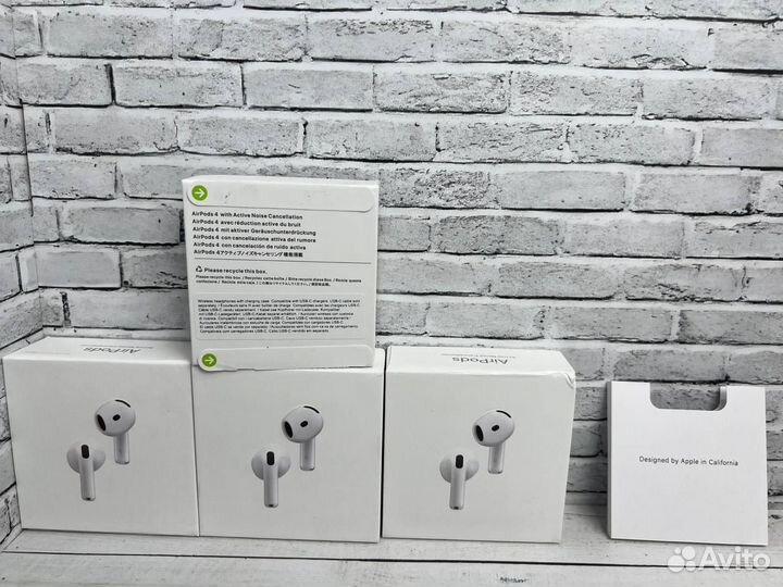 AirPods 4 Гарантия + Доставки + Подарок + Торг