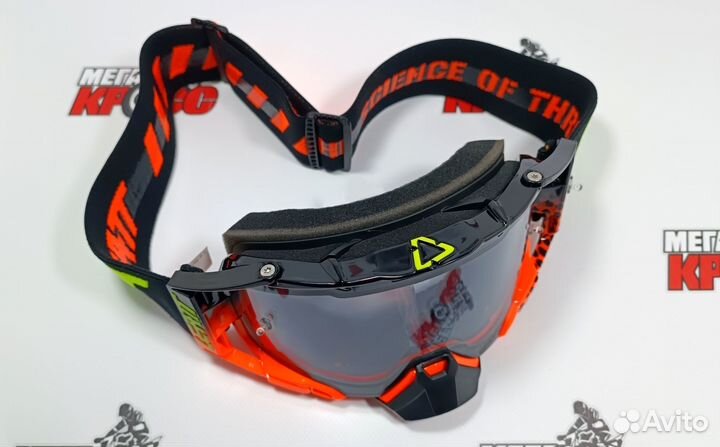 Очки кроссовые leatt Velocity 6.5 Neon Orange/Ligh