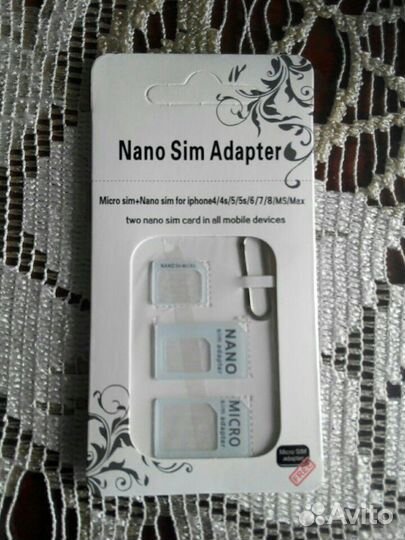 Адаптеры сим карт новые