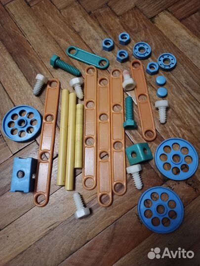 Ретро конструктор игрушка СССР разный