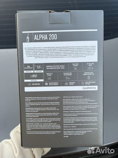 Garmin alpha 200 с ошейником T20 (Европа ) Новый