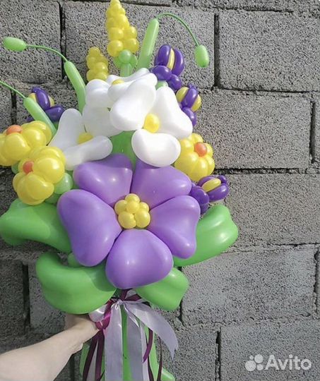 Букеты цветов из шариков
