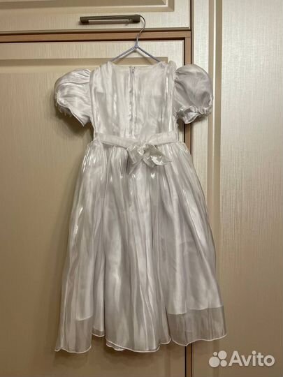 Детское нарядное платье на 5-6 лет, 116 см