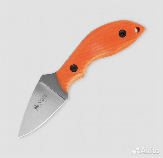 Нож Кизляр Hammy Niolox Stone Wash Orange G-10