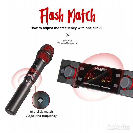 Профессиональный Радиомикрофон G-mark 100