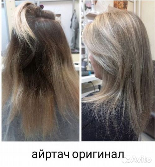 Стрижка женская, окрашивание в технике айр тач