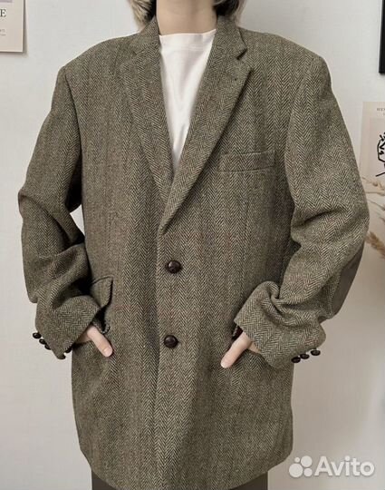 Твидовый пиджак Harris tweed