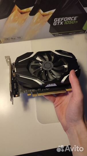 Видеокарта MSI gtx 1050 ti 4gb