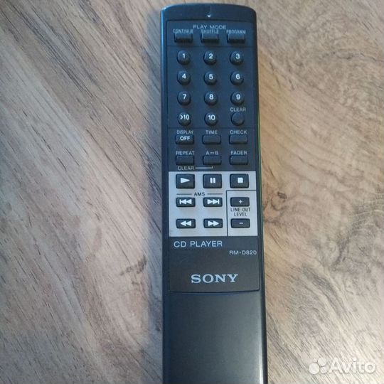 Пульт ду sony RM-D 820