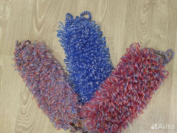 Мочалка ручной работы,40см.без ручки