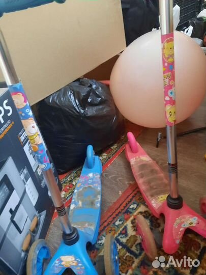 Самокат детский трехколесный бу