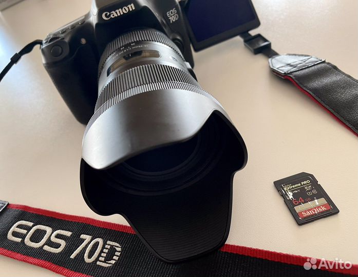 Объектив Sigma AF 18-35mm Canon EF-S и Canon 70D