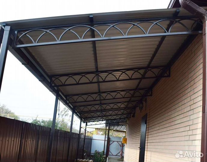 Навес металлический