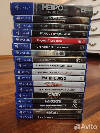 Диски игры для ps4