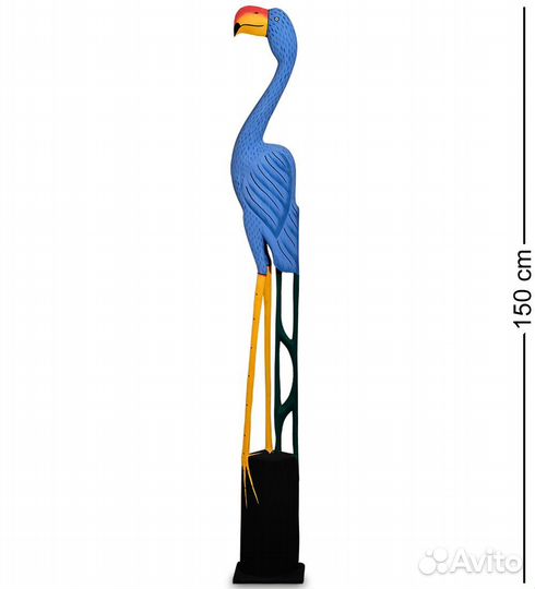 Статуэтка Голубой Фламинго 150 см A2033218