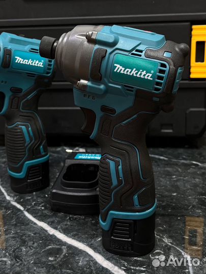 Бесщеточный шуруповерт+импакт Makita 2в1