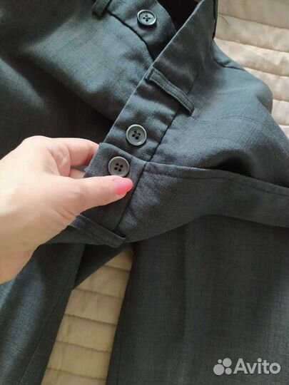 Школьный костюм для мальчика 122 серый