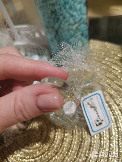 Стеклянные камни для декора