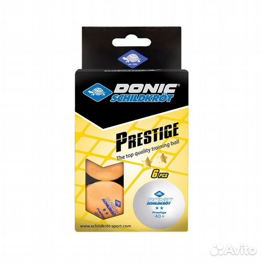 Мяч для настольного тенниса Donic Prestige оранжев