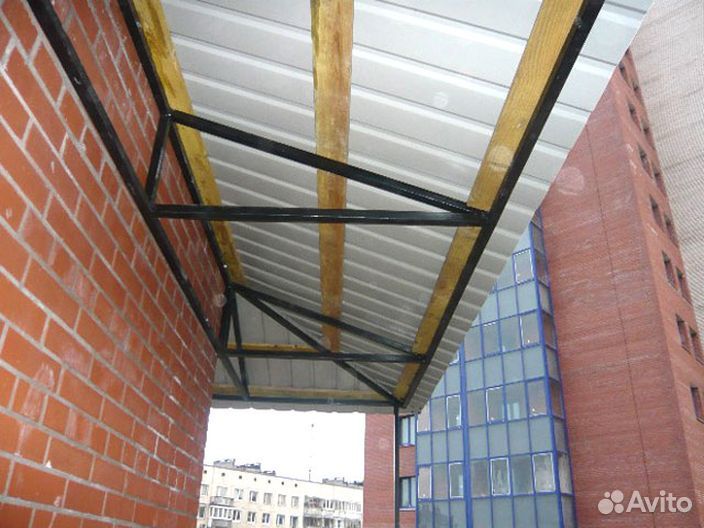 Крыша на балкон и лоджию