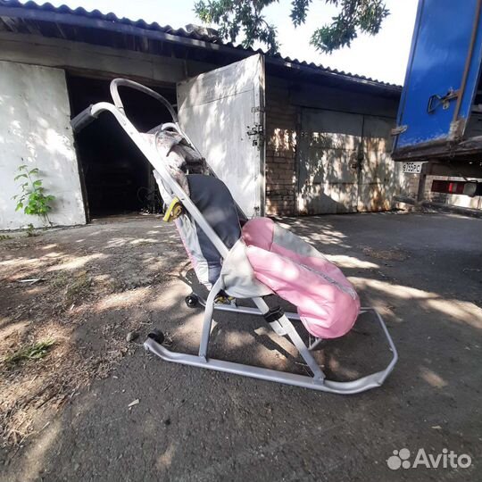 Сани коляска детские