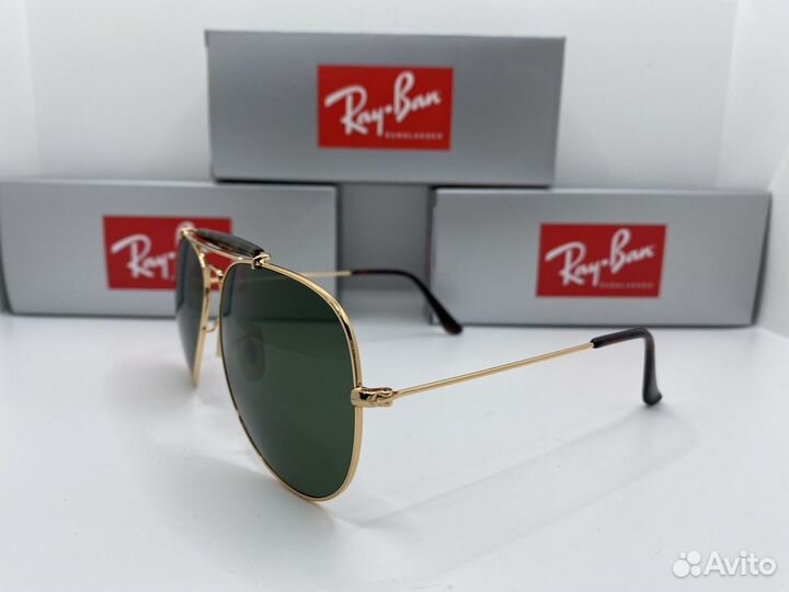 Очки Ray Ban outdoorsman 3029 черепаховая оправа