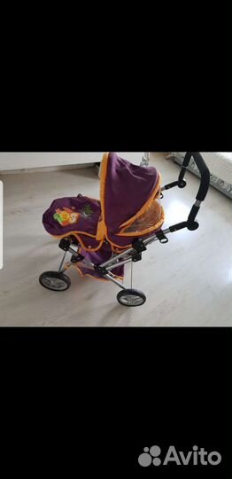 Игрушечнвя детская коляска 3в1