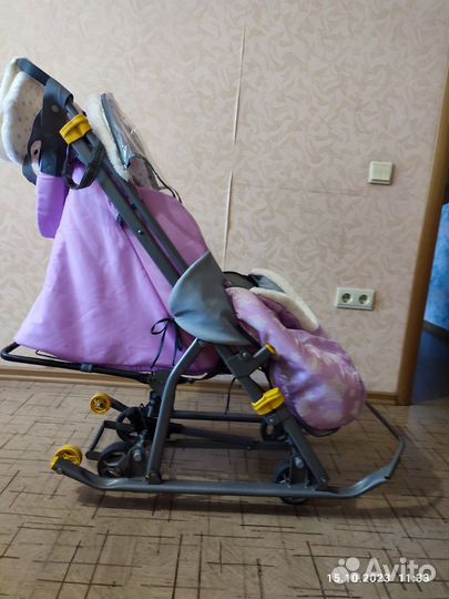 Санки коляска ника
