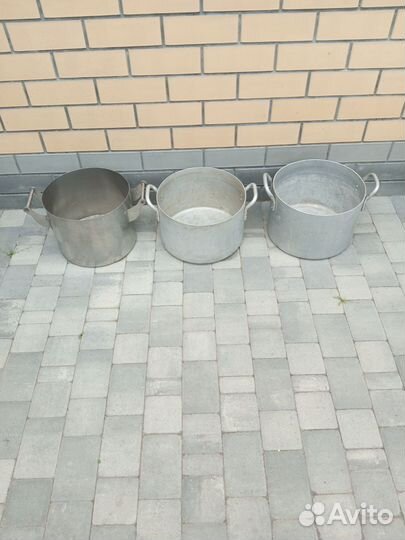 Кастрюля алюминиевая 20 литров СССР