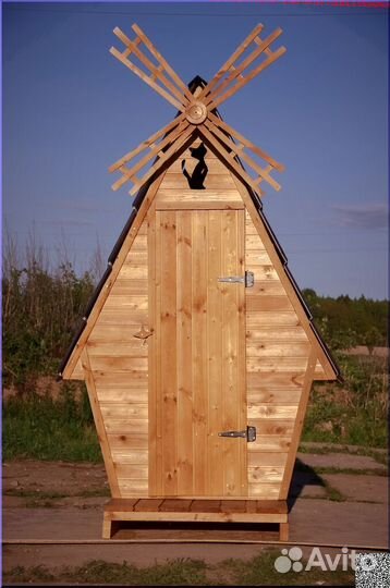 Уличный туалет с установкой