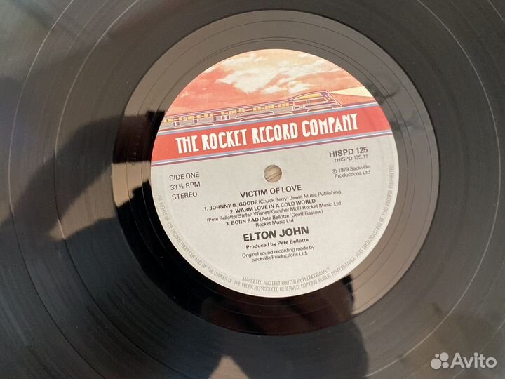 Elton John lp UK