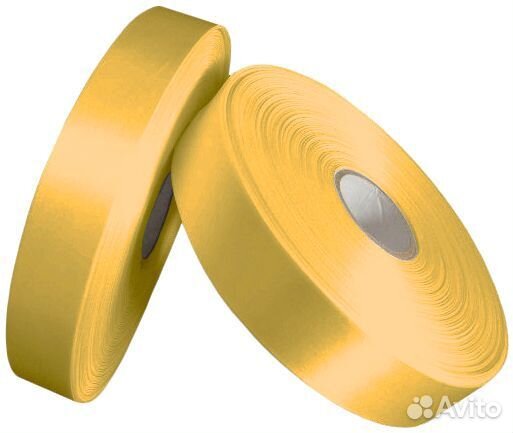 Цветная лента 50мм х 200 м, золото