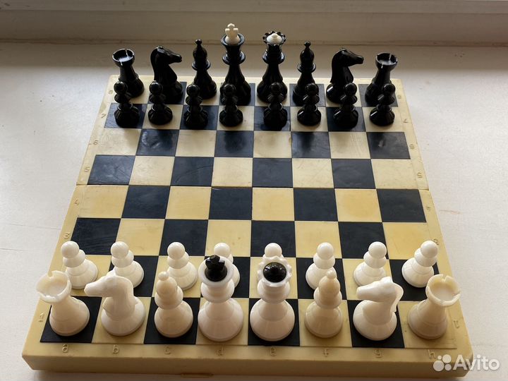 Шахматы СССР №19 карболитовые