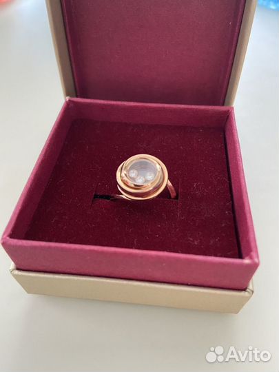 Золотое кольцо Chopard