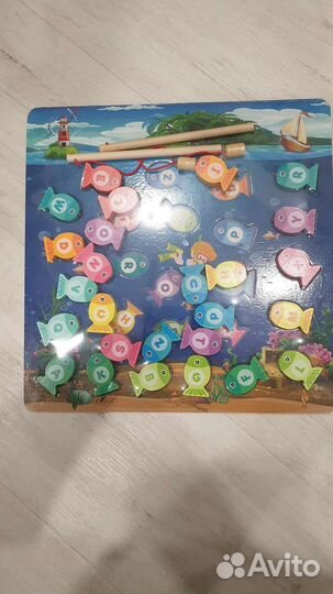 Магнитная рыбалка детский пазл