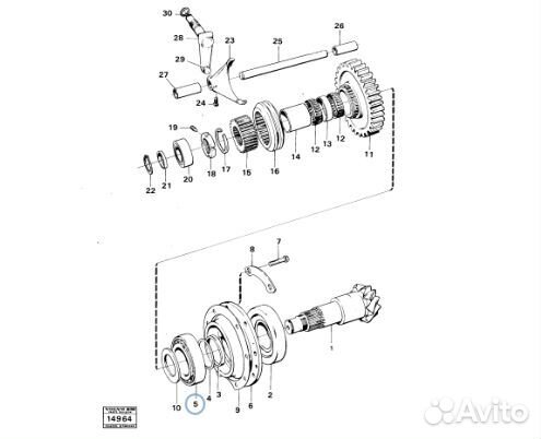 Подшипник volvo 17203562