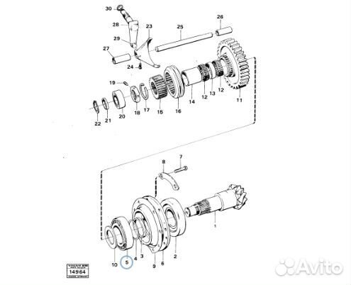 Подшипник volvo 17203562