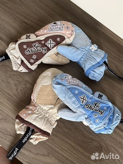 Варежки перчатки детские краги рукавички