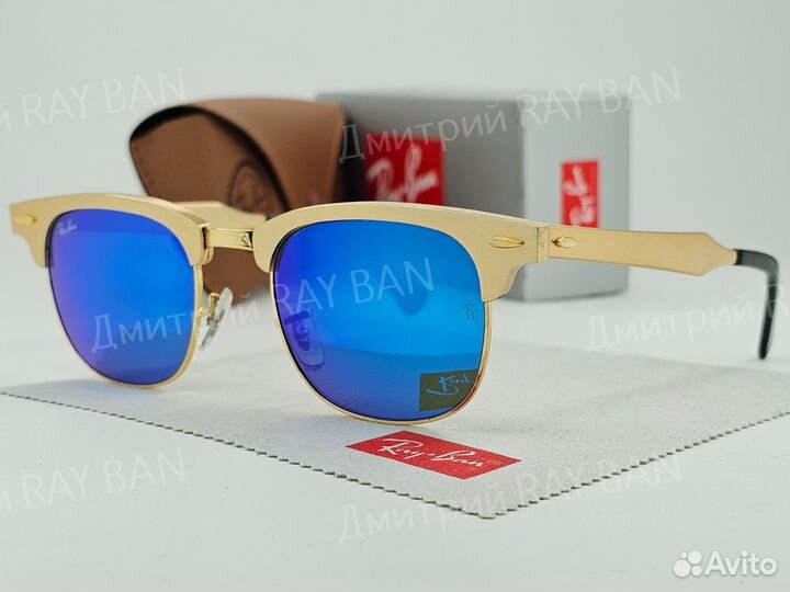 Очки Ray Ban 3507 Clubmaster Синее Стекло