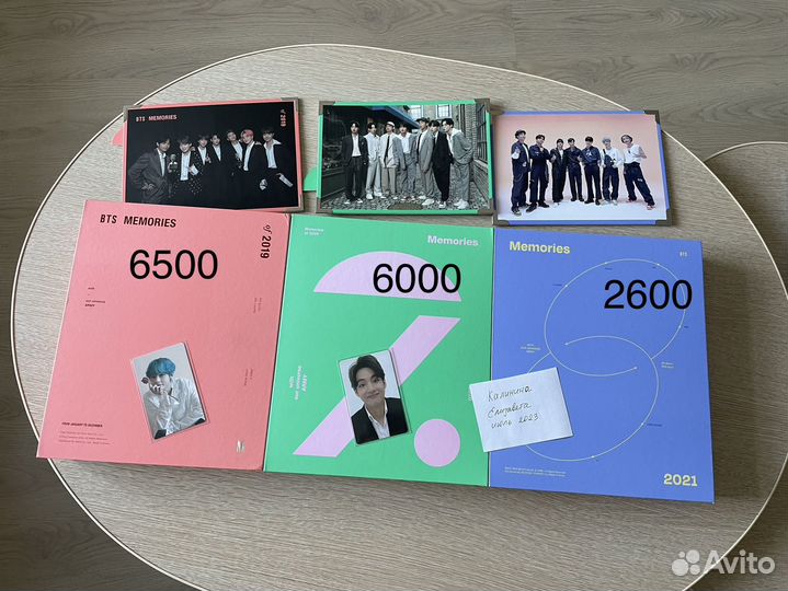 Memories BTS 2019, 2020, 2021 карты Тэ