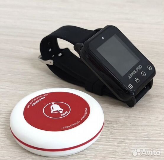 Кнопка вызова официанта персонала и часы Элит