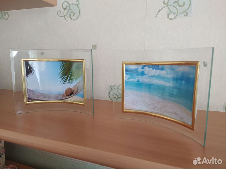 Рамки для фото стекло 10*15 горизонтальная