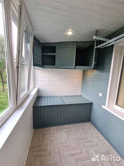 Отделка балконов под ключ