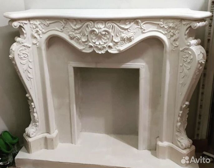 Камин из гипса