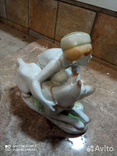 Юный пограничник статуэтка 57г СССР