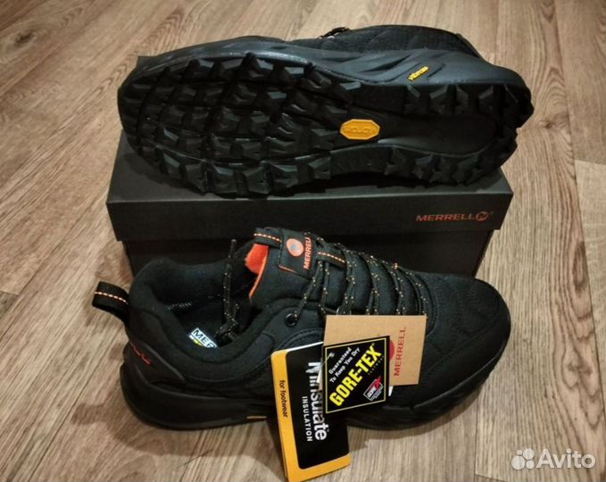 Кроссовки Merrell Vibram gore-tex Термо зима весна