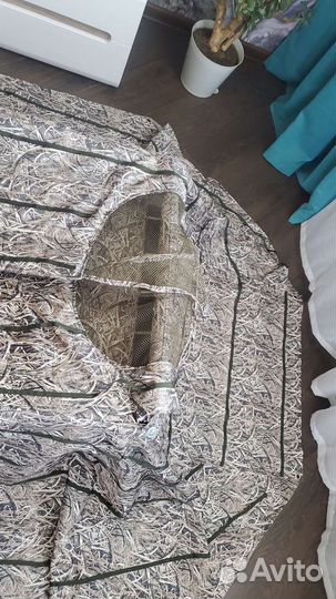 Лежачий скрадок на гуся