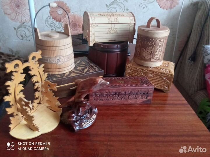 Шкатулки и изделия из дерева