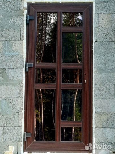 Двери пластиковые входные под заказ